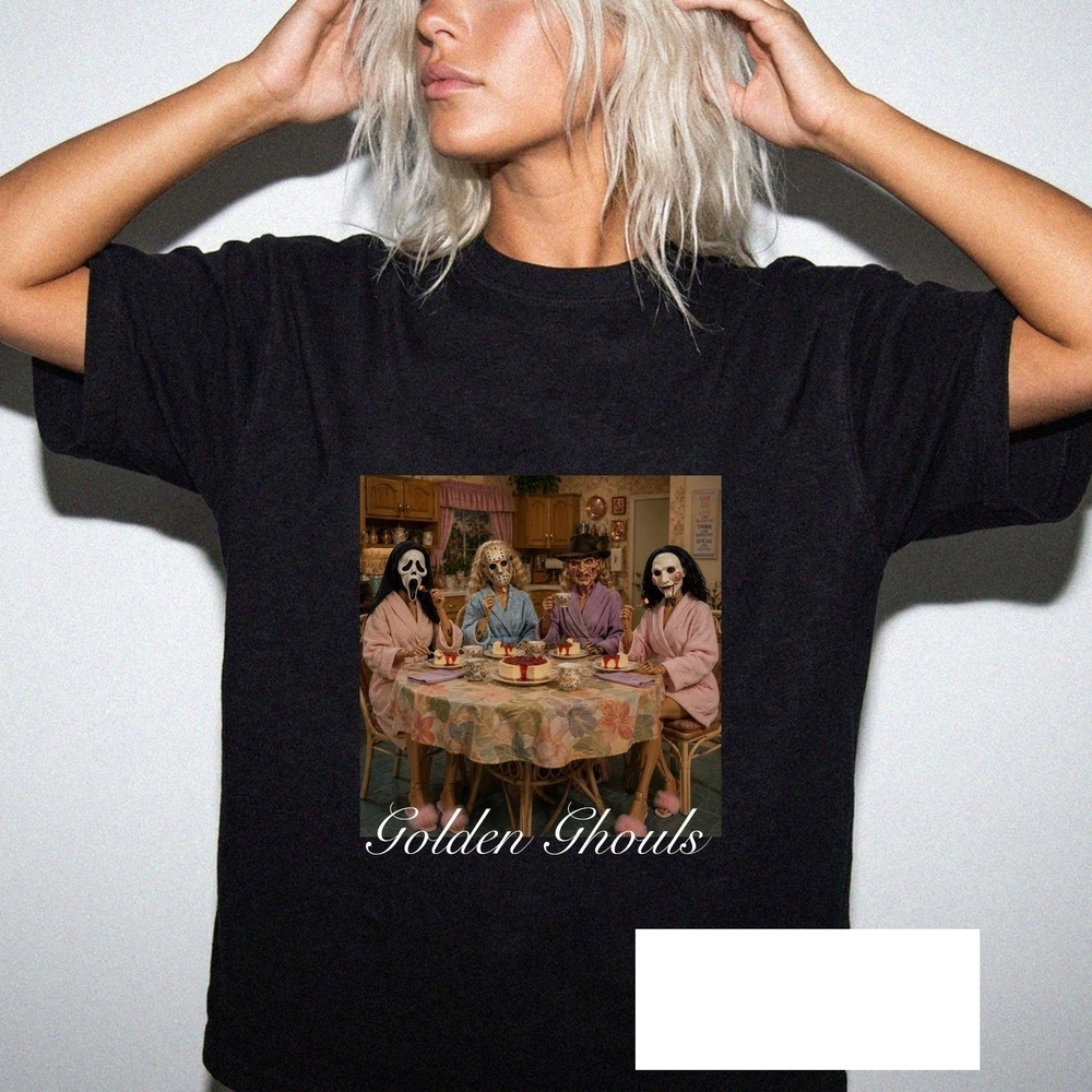 Golden Ghouls Horror Halloween T-Shirt